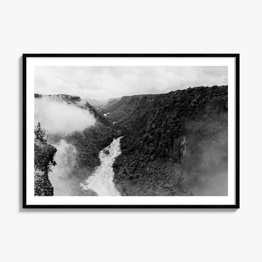 Guyana Photo Poster, framed poster mockup, white border