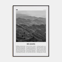 Ha Giang Poster None / 8x12 in Nbourhood Travel B&W Poster