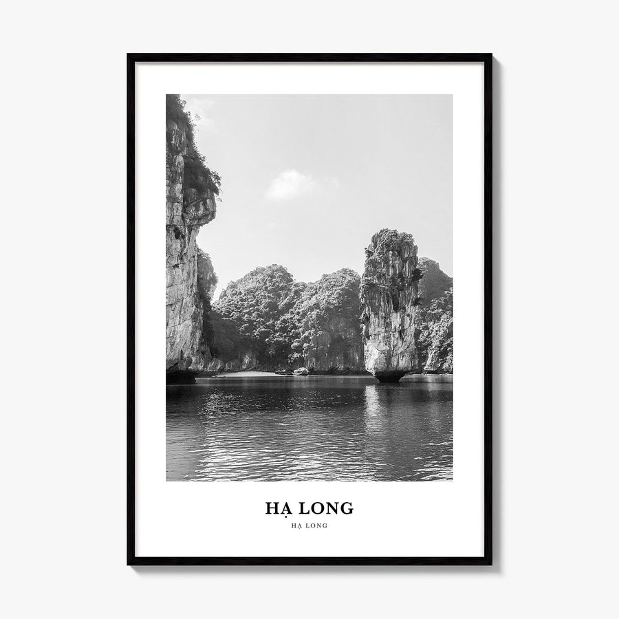 Ha Long Classic Poster, framed poster mockup