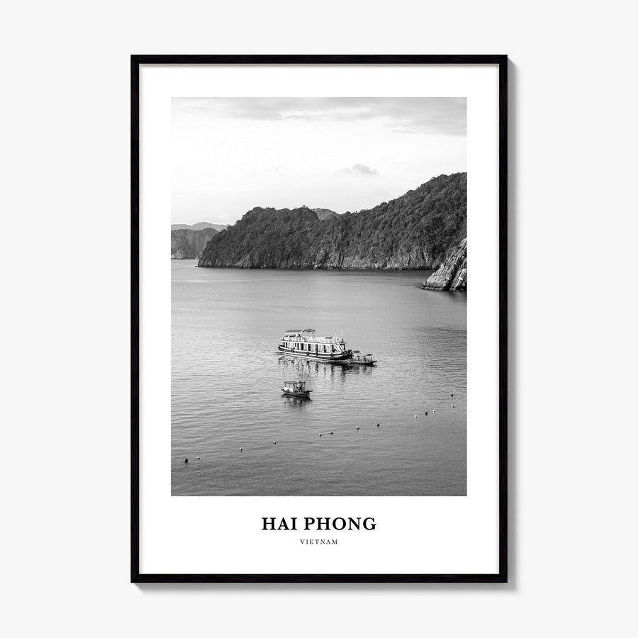 Hai Phong Classic Poster, framed poster mockup