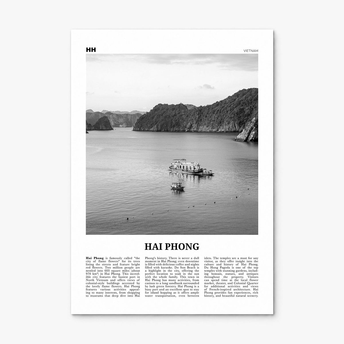 Hai Phong Newspaper Poster, print only (unframed)