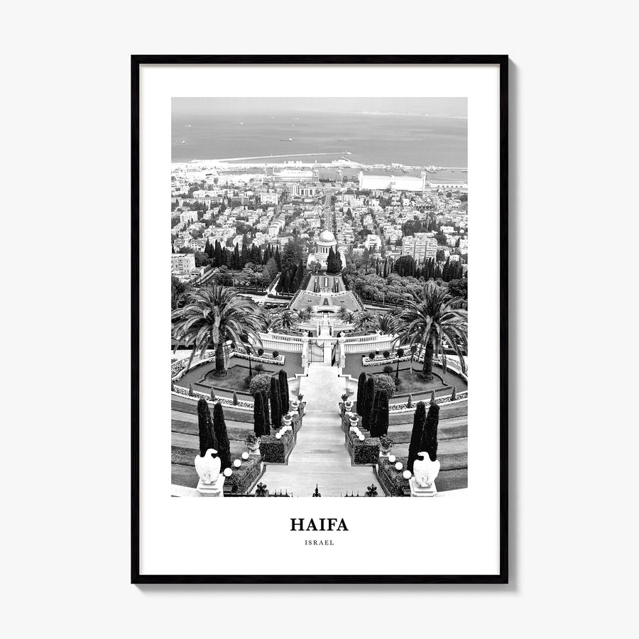 Haifa Classic Poster, framed poster mockup