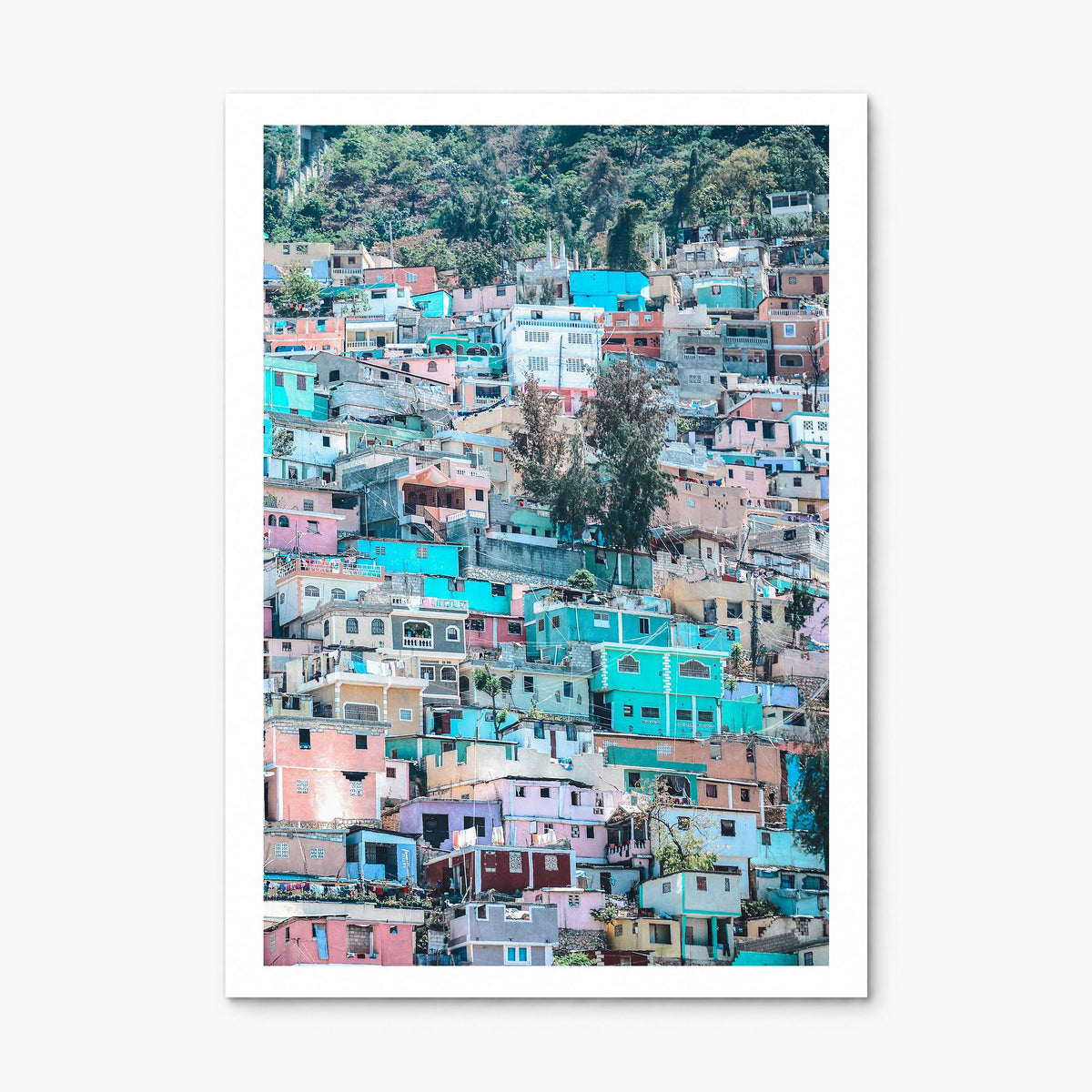Haiti Photo Poster, print only (unframed), white border