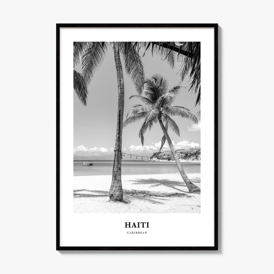 Haiti Classic No 1 Poster, framed poster mockup