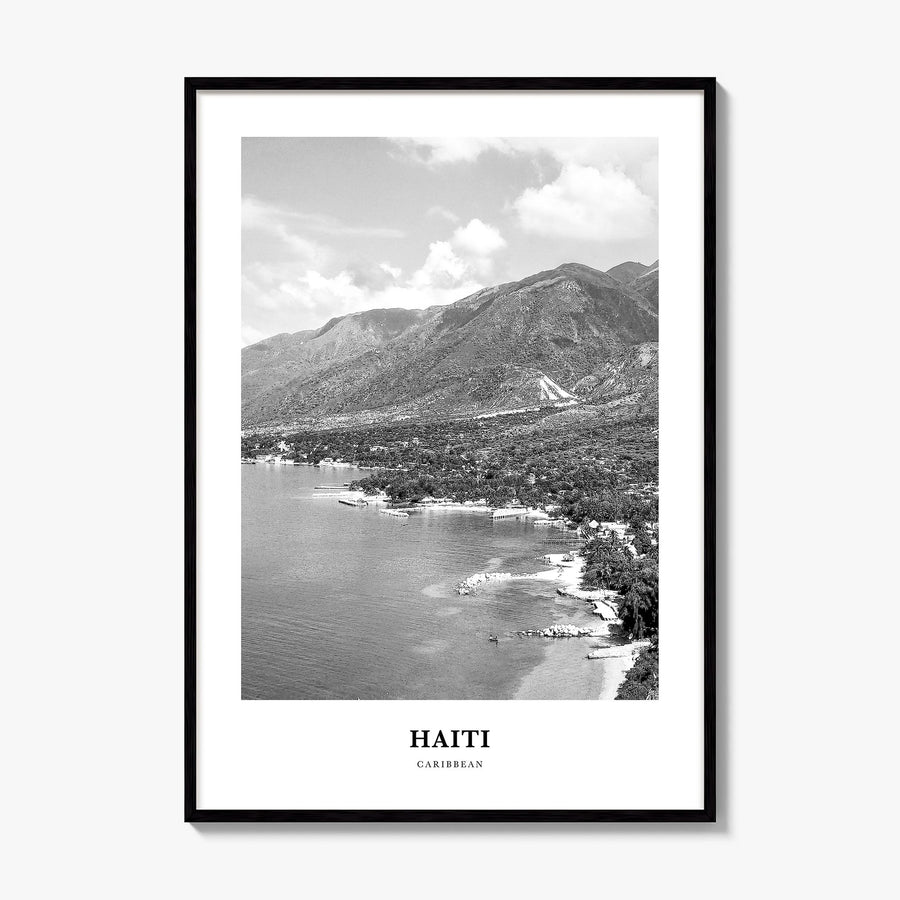 Haiti Classic No 2 Poster, framed poster mockup