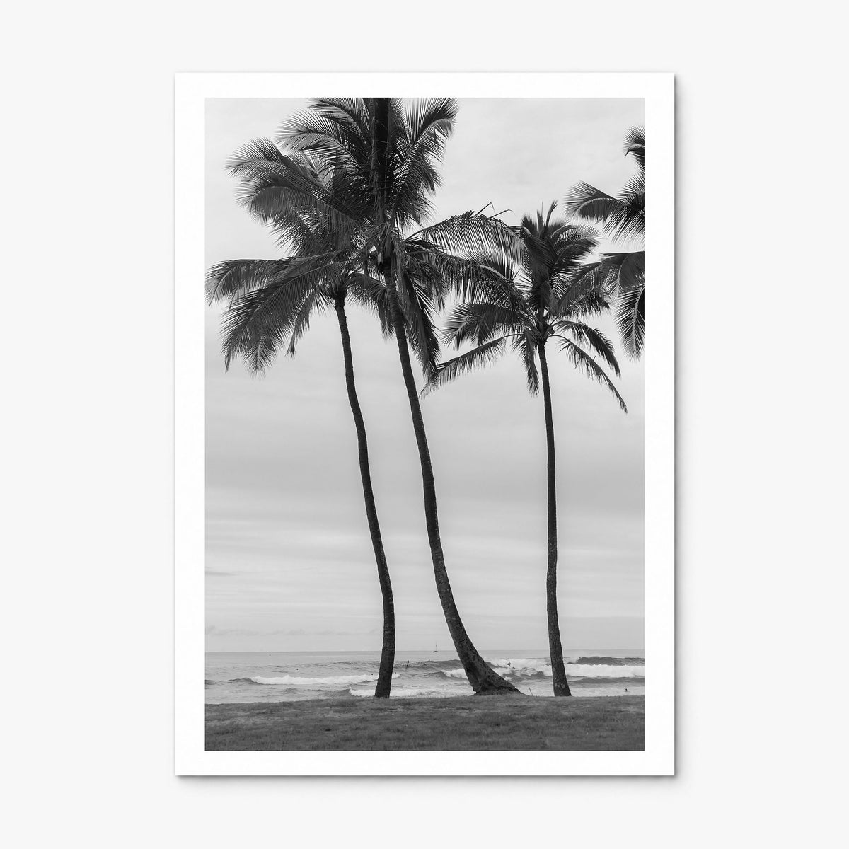 Haleiwa Photo Poster, print only (unframed), white border