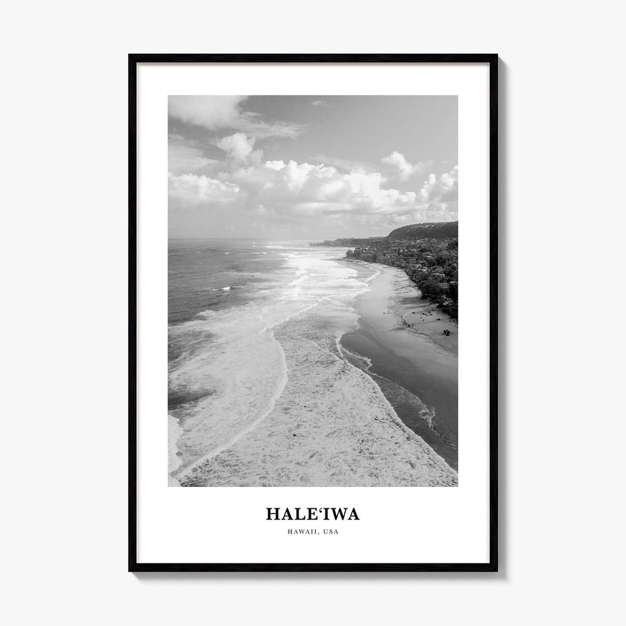 Haleiwa Classic No 2 Poster, framed poster mockup