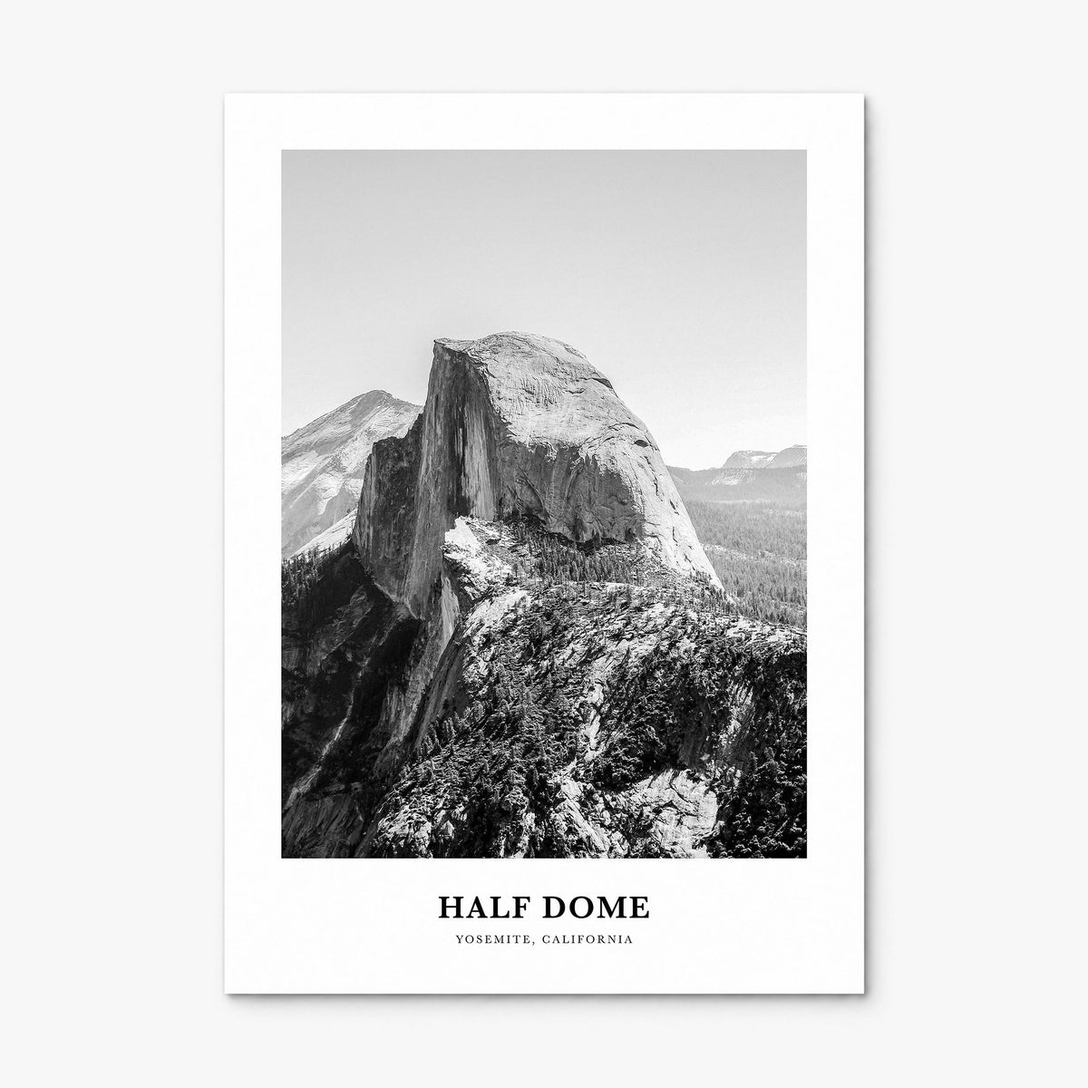 Half Dome Classic Poster, print only (unframed)