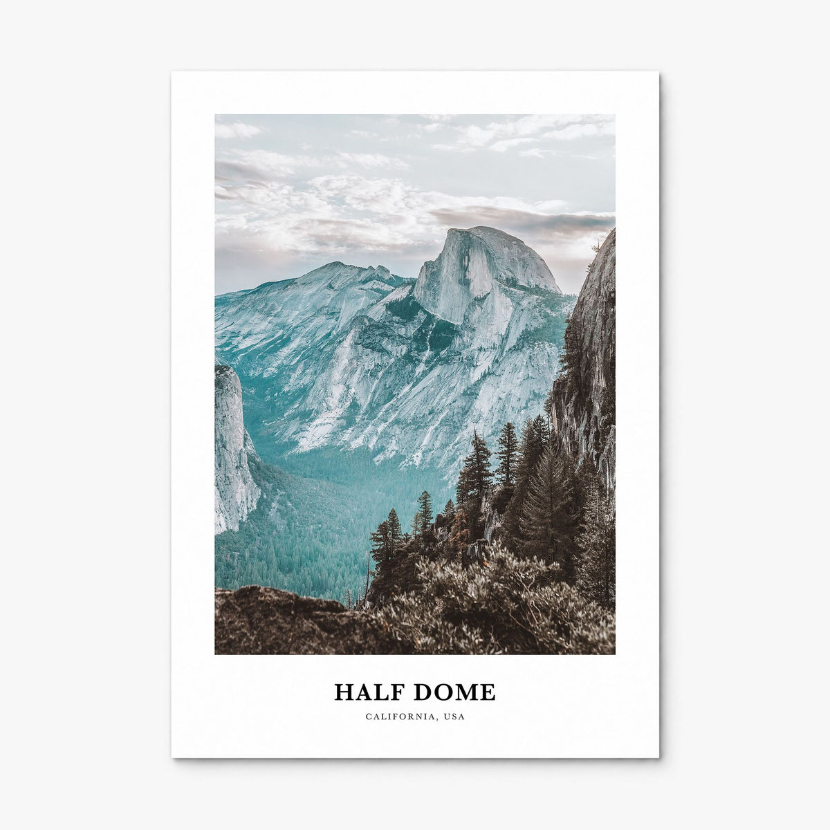 Half Dome Classic Poster, print only (unframed)