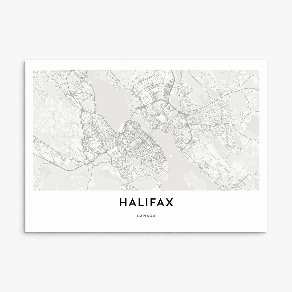 Halifax Map Poster, print only (unframed)
