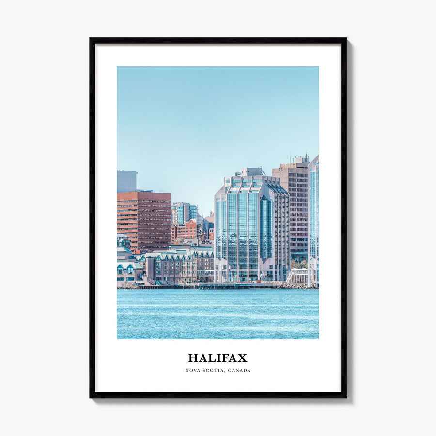 Halifax Classic Poster, framed poster mockup