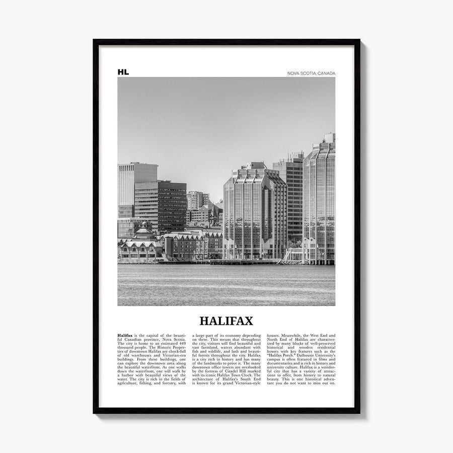 Halifax Newspaper Poster, framed poster mockup