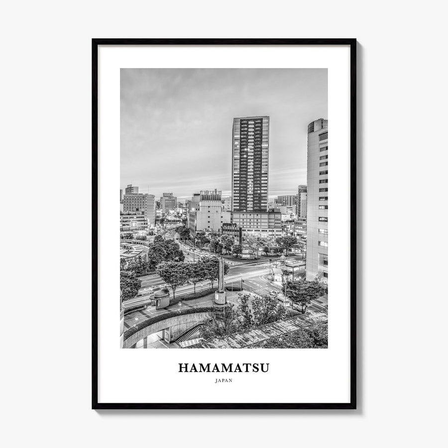 Hamamatsu Classic Poster, framed poster mockup