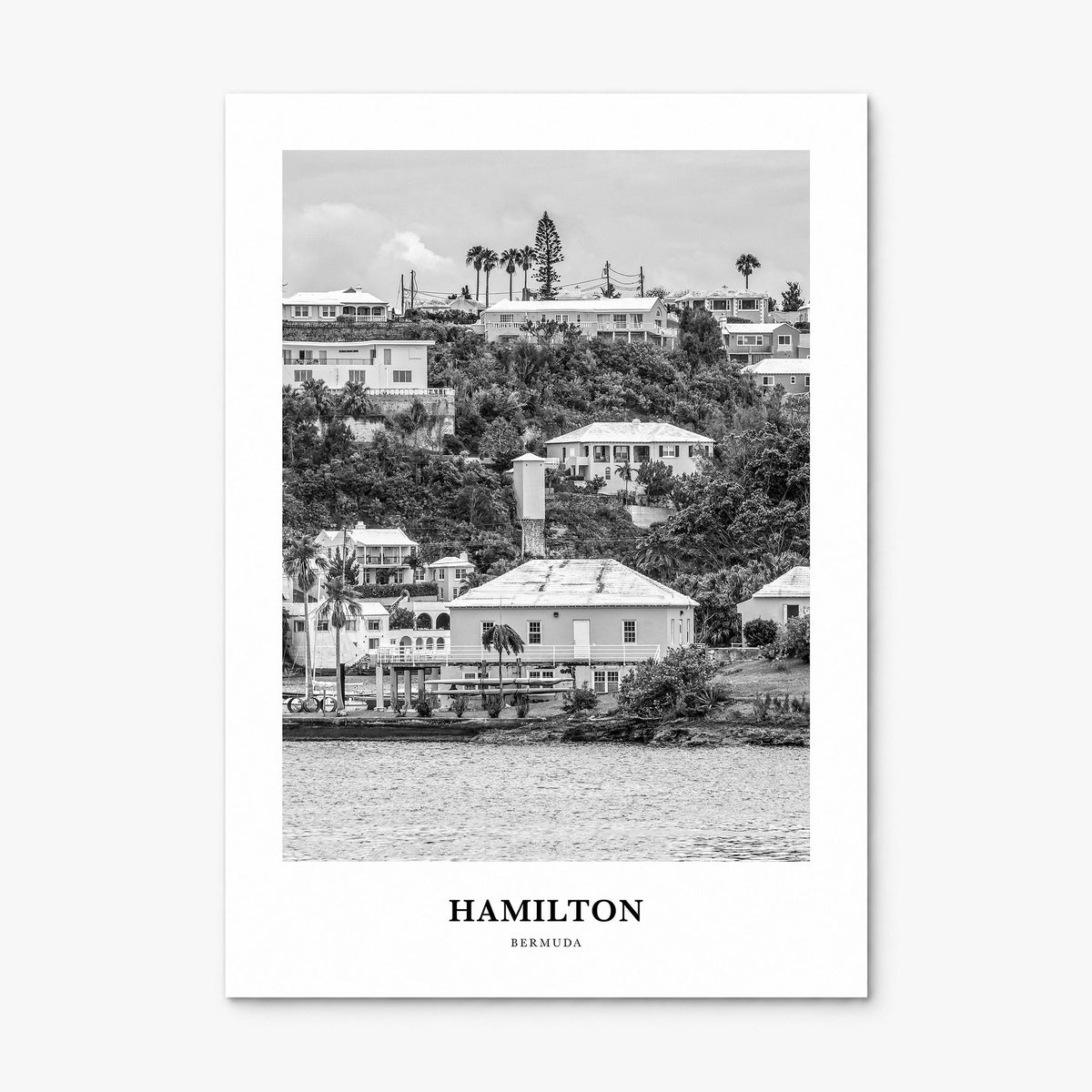Hamilton, Bermuda Classic Poster, print only (unframed)