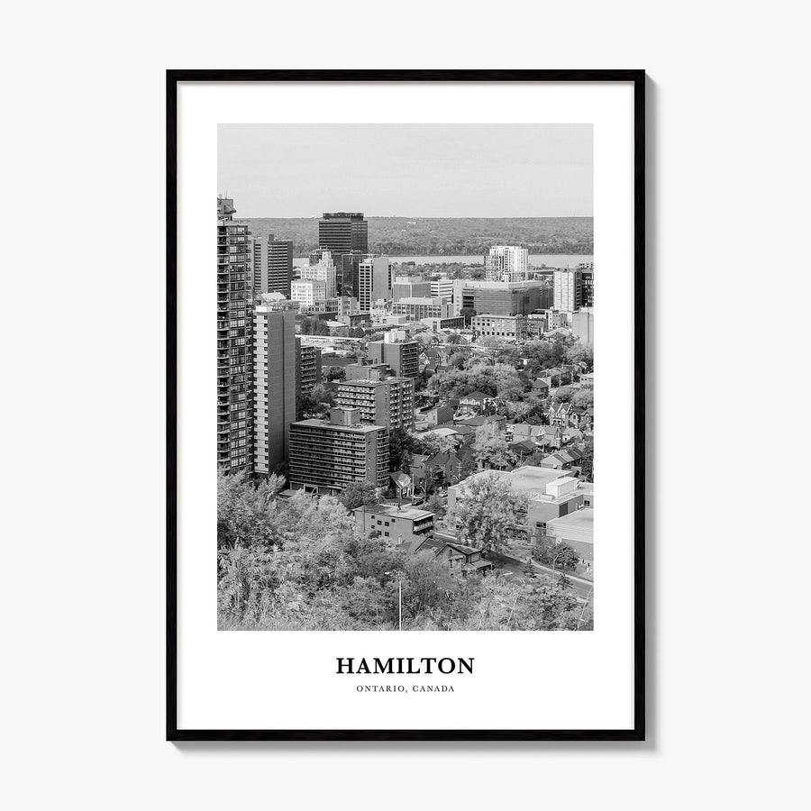 Hamilton, Canada Classic No 1 Poster, framed poster mockup