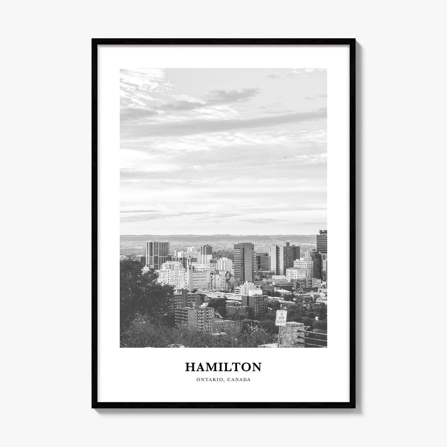 Hamilton, Canada Classic No 2 Poster, framed poster mockup