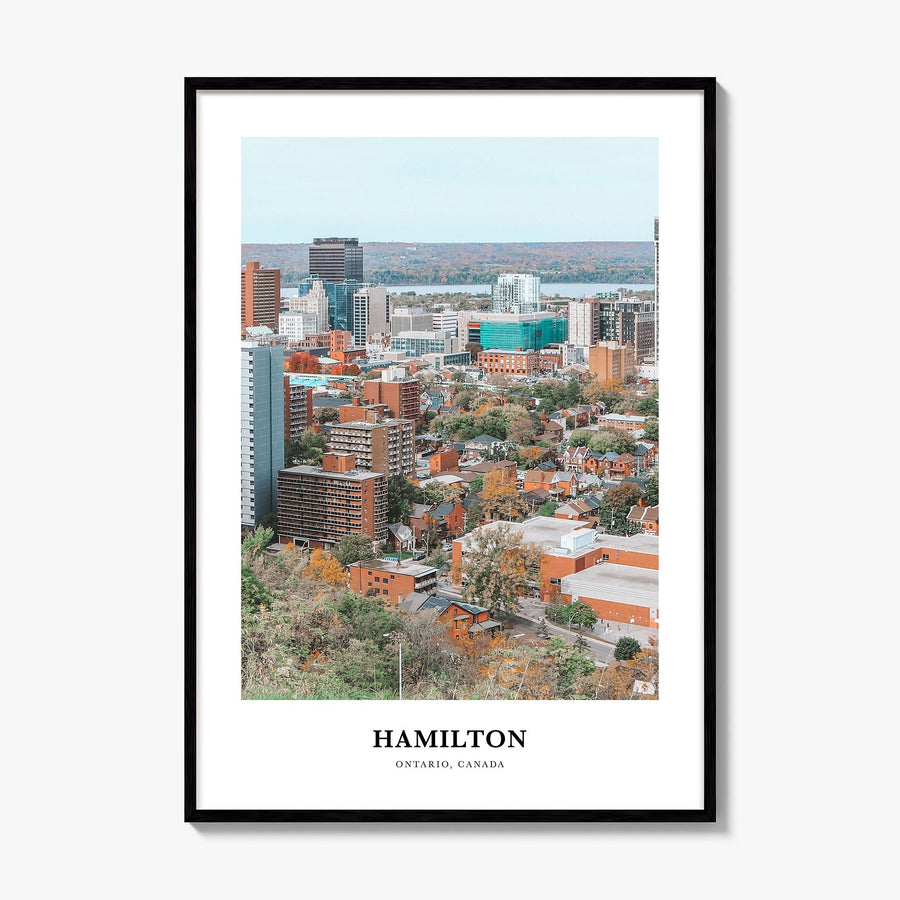 Hamilton, Canada Classic Poster, framed poster mockup