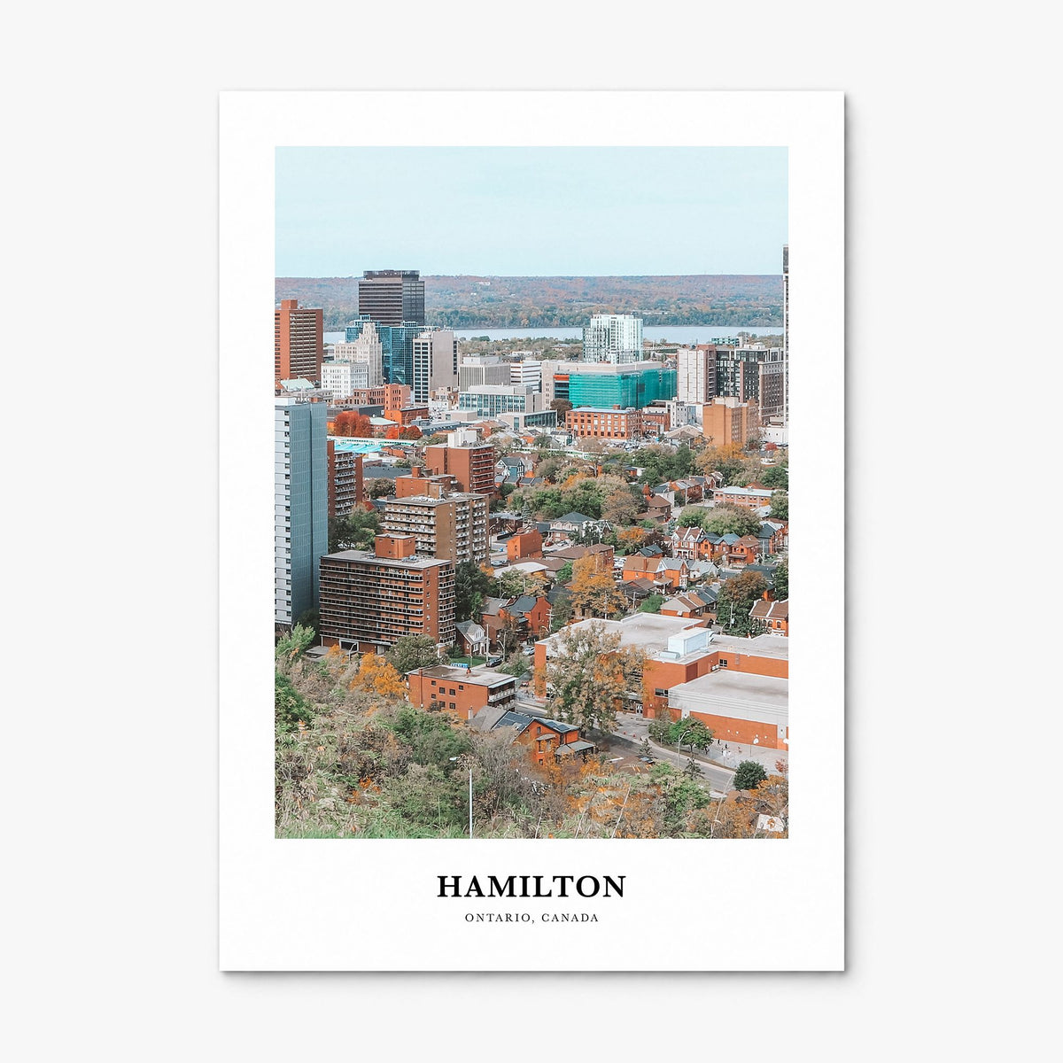 Hamilton, Canada Classic Poster, print only (unframed)
