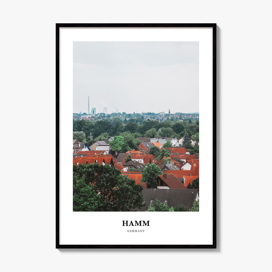 Hamm Classic Poster, framed poster mockup