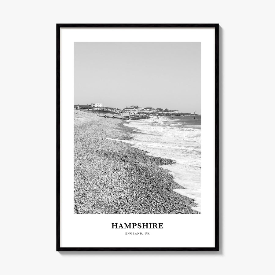 Hampshire Classic Poster, framed poster mockup
