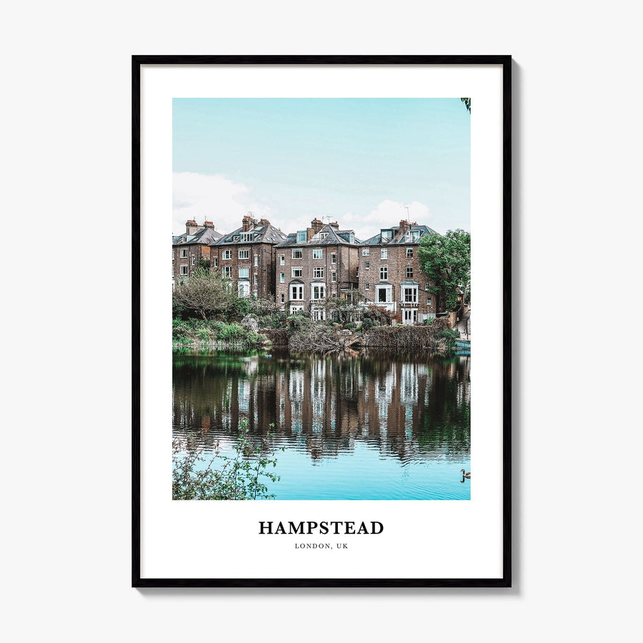 Hampstead Classic Poster, framed poster mockup