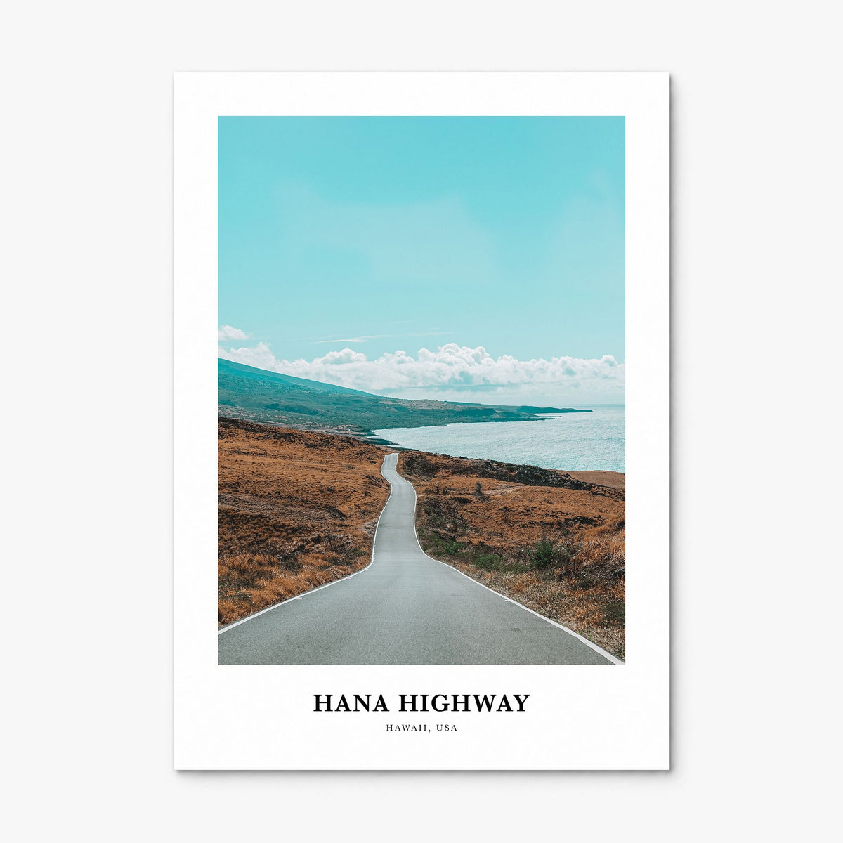 Hana Highway Classic Poster, print only (unframed)