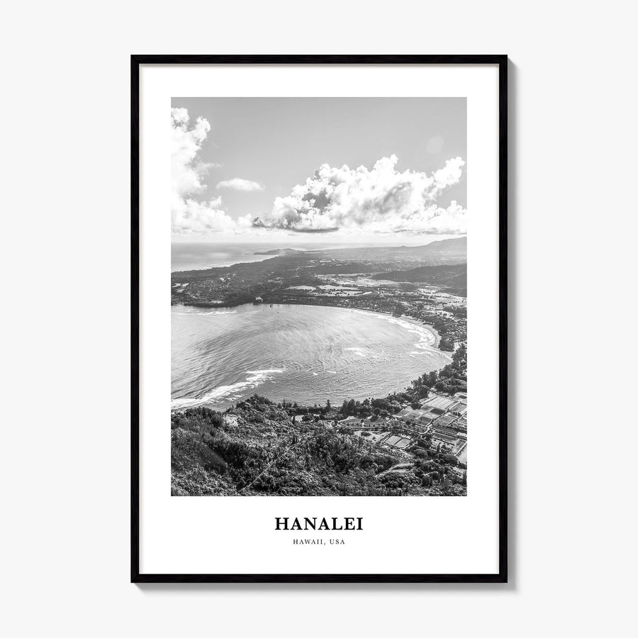 Hanalei Classic Poster, framed poster mockup