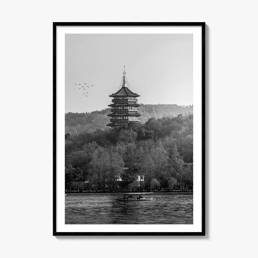 Hangzhou Photo Poster, framed poster mockup, white border