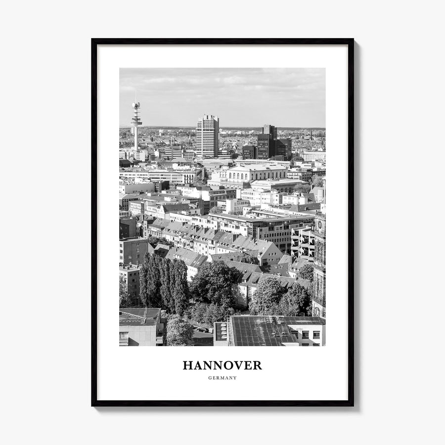 Hannover Classic Poster, framed poster mockup