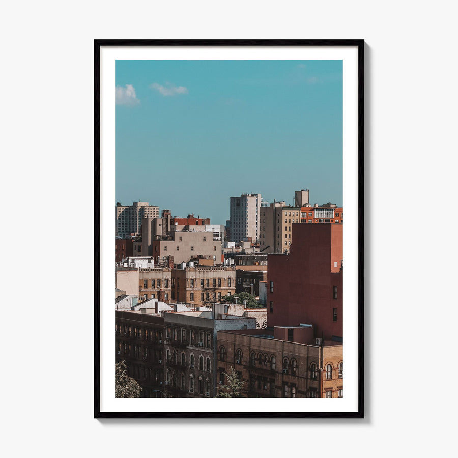 Harlem Photo Poster, framed poster mockup, white border