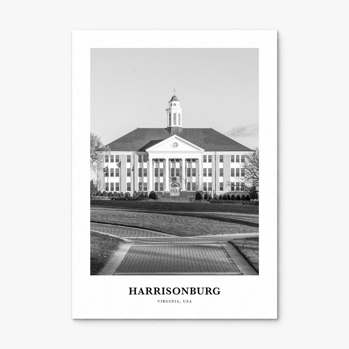 Harrisonburg Classic Poster, print only (unframed)