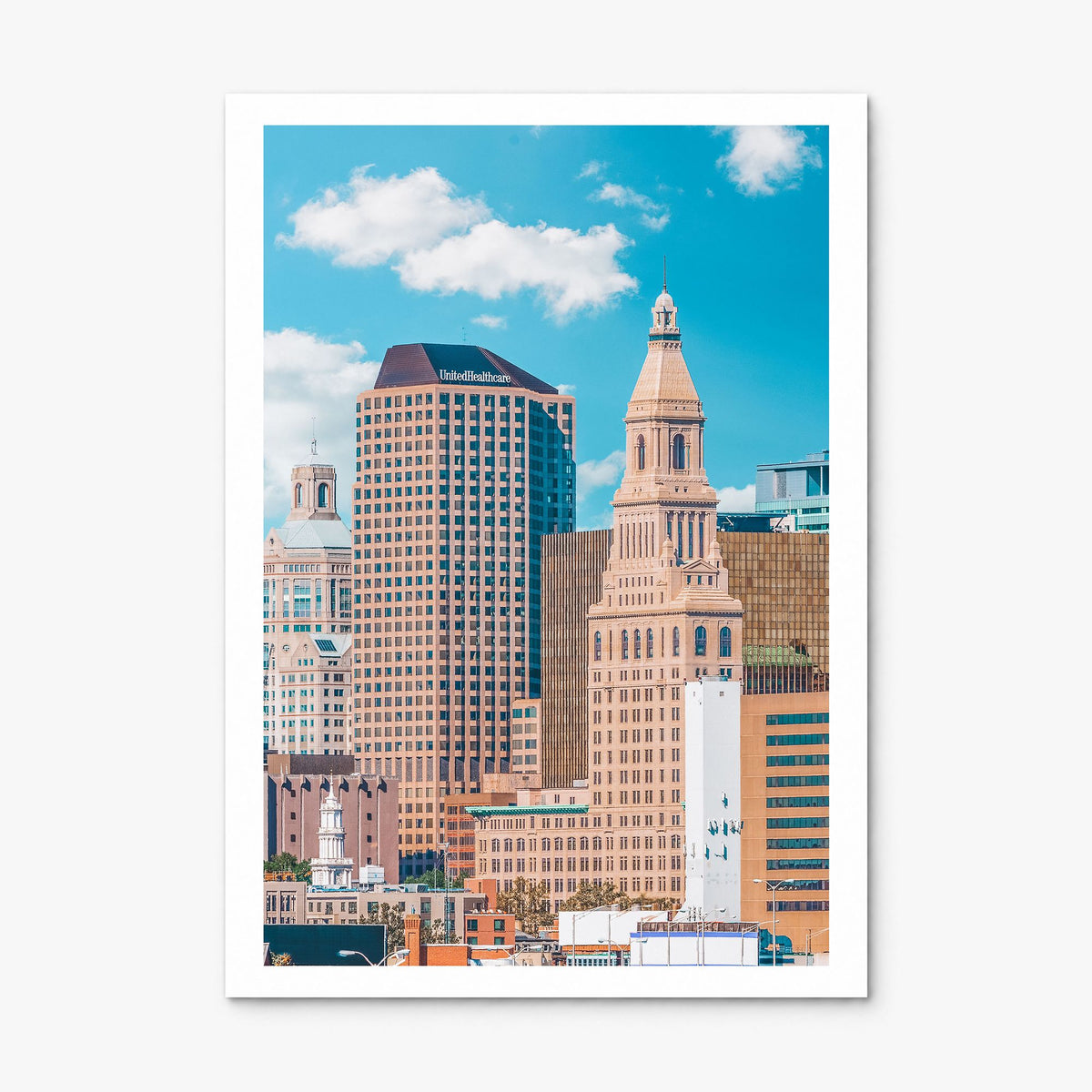 Hartford Photo Poster, print only (unframed), white border