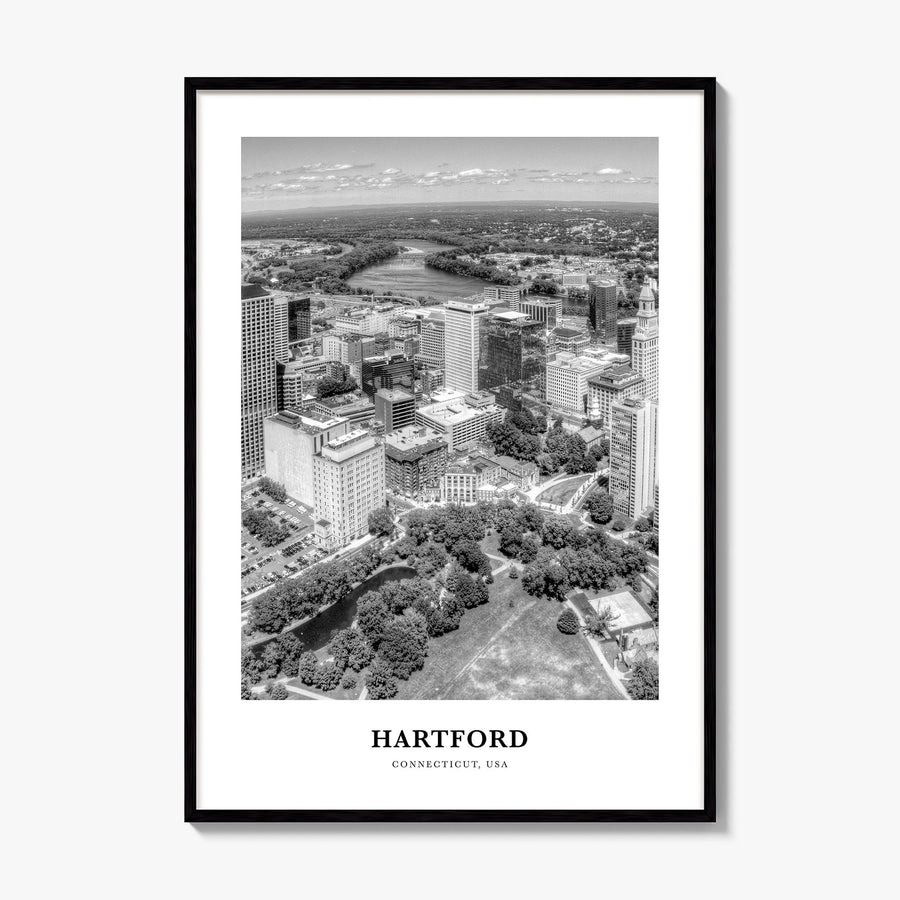 Hartford Classic Poster, framed poster mockup