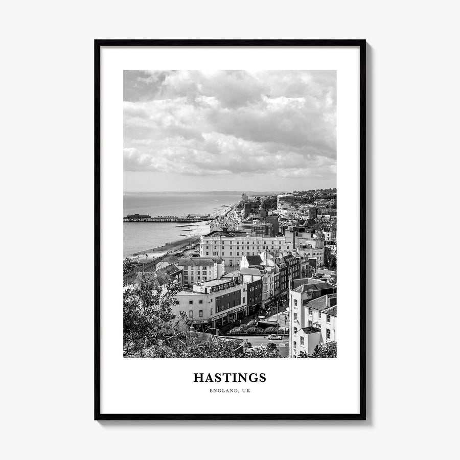 Hastings Classic Poster, framed poster mockup