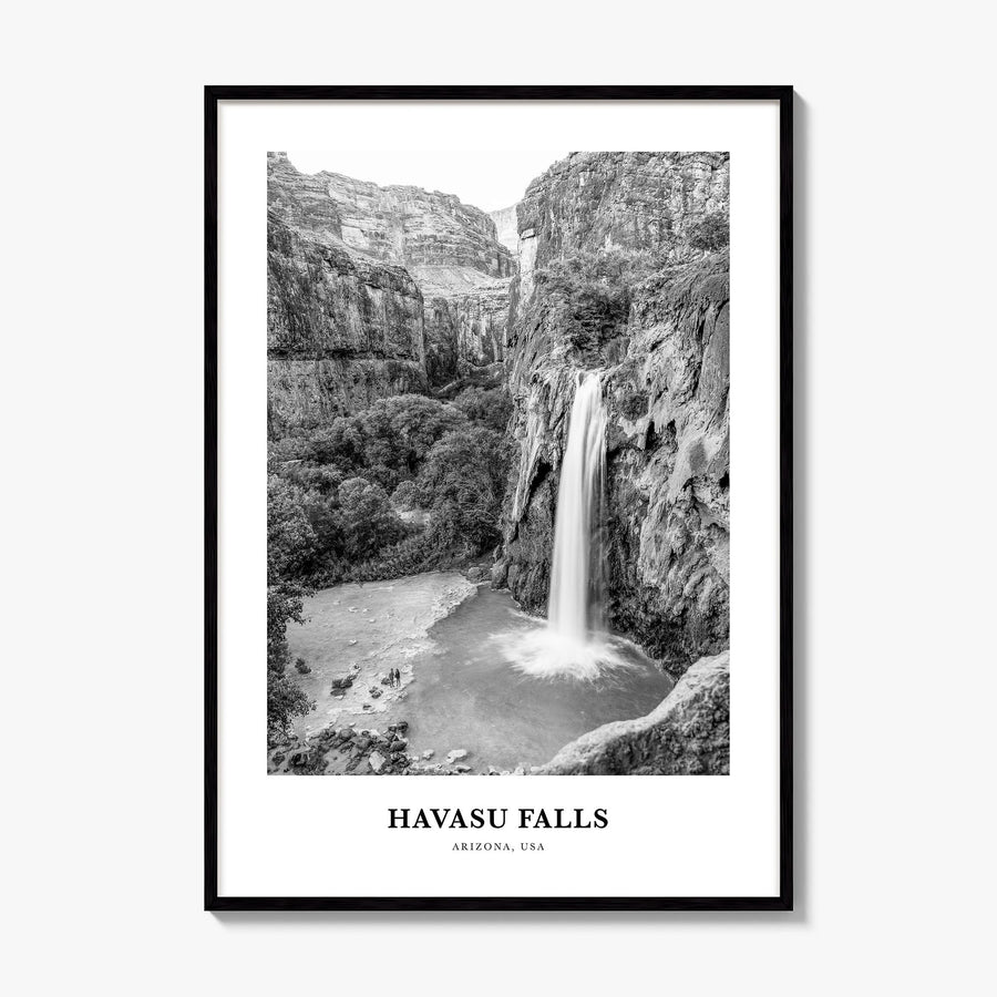 Havasu Falls Classic Poster, framed poster mockup