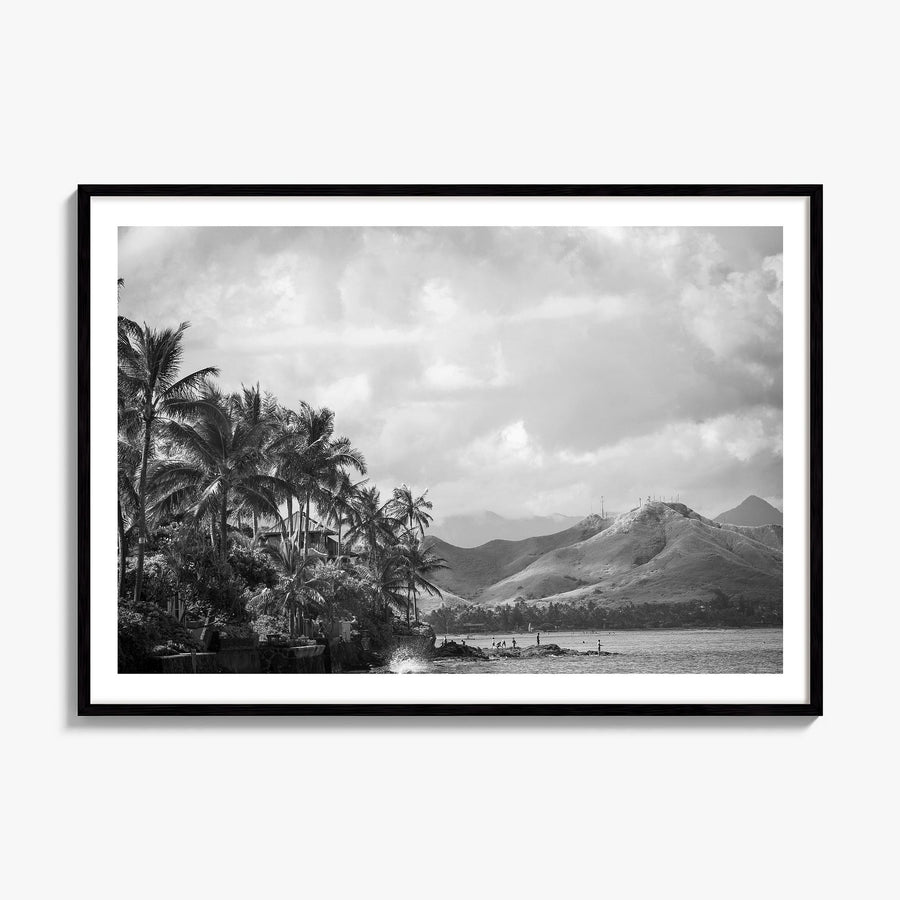 Hawaii Photo No 1 Poster, framed poster mockup, white border