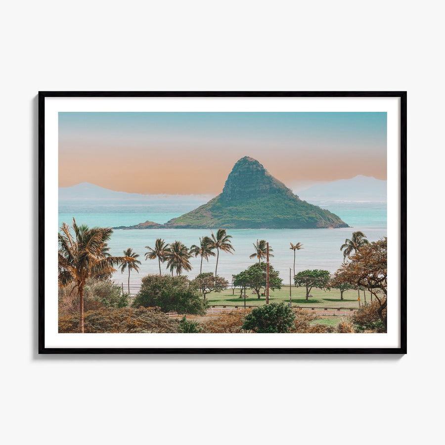 Hawaii Photo Poster, framed poster mockup, white border