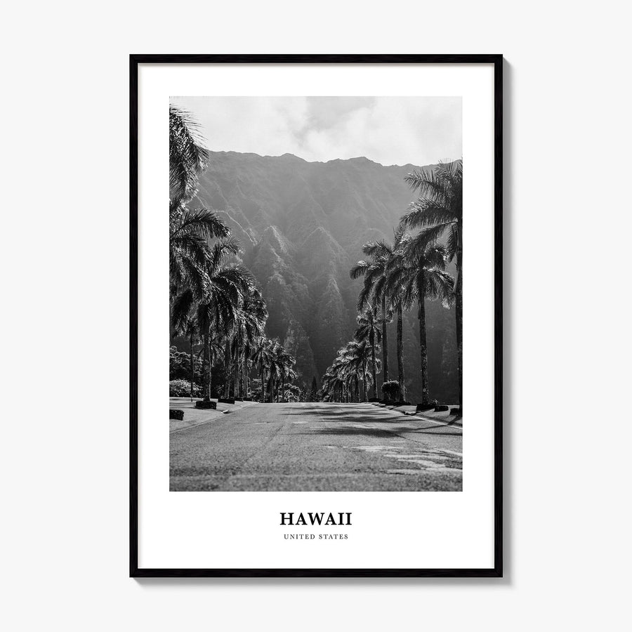 Hawaii Classic No 1 Poster, framed poster mockup
