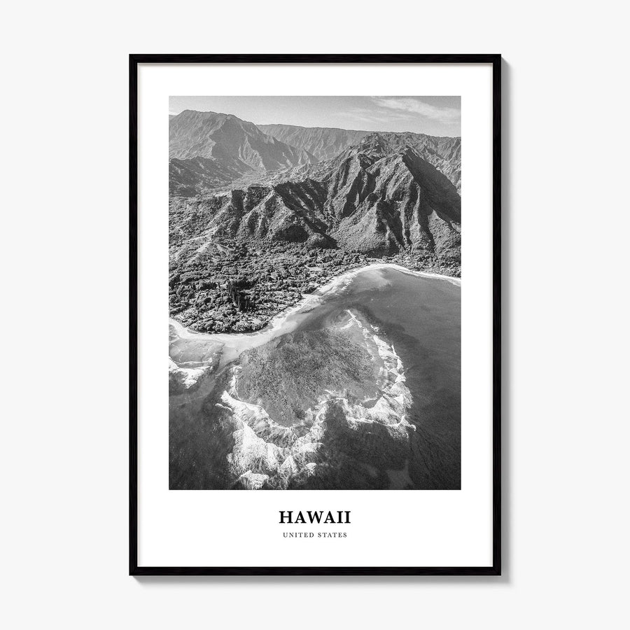 Hawaii Classic No 2 Poster, framed poster mockup