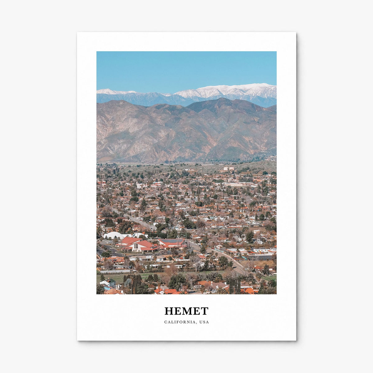 Hemet Classic Poster, print only (unframed)