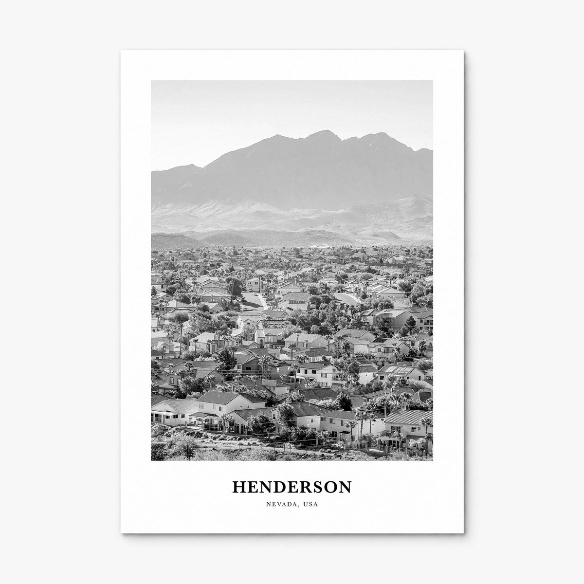 Henderson, Nevada Classic Poster, print only (unframed)