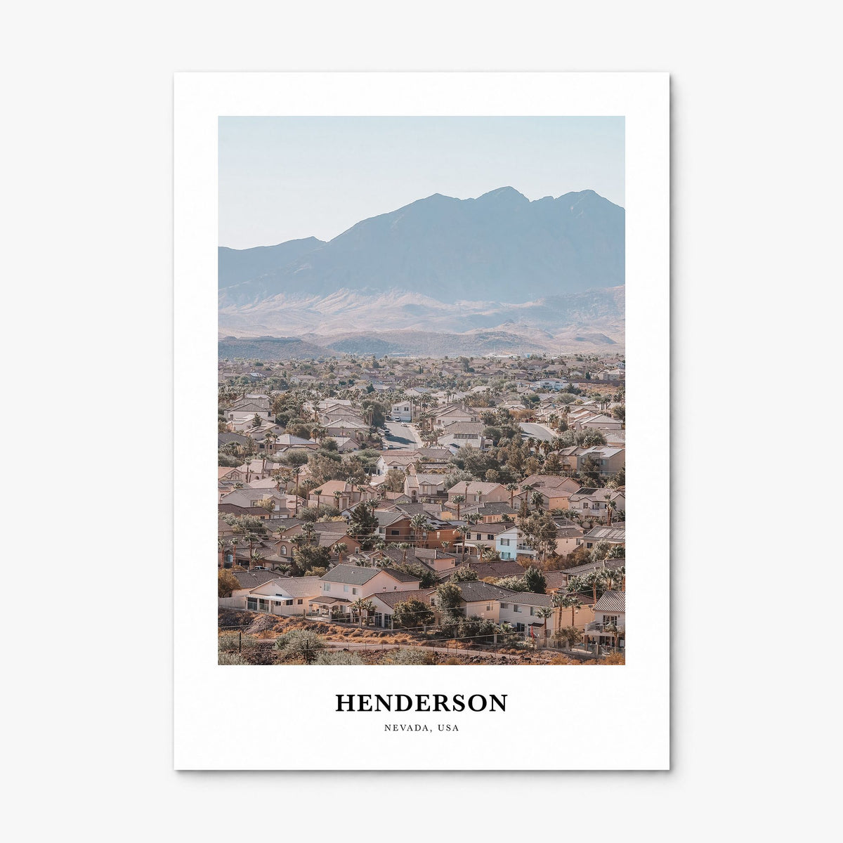 Henderson, Nevada Classic Poster, print only (unframed)