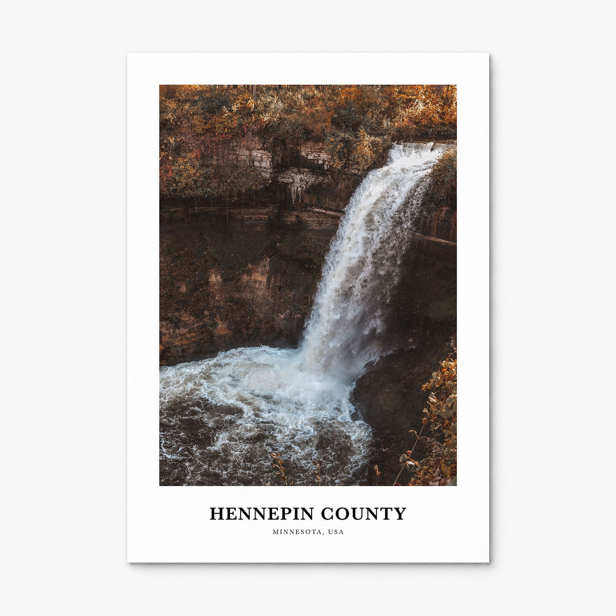 Hennepin County Classic Poster, print only (unframed)