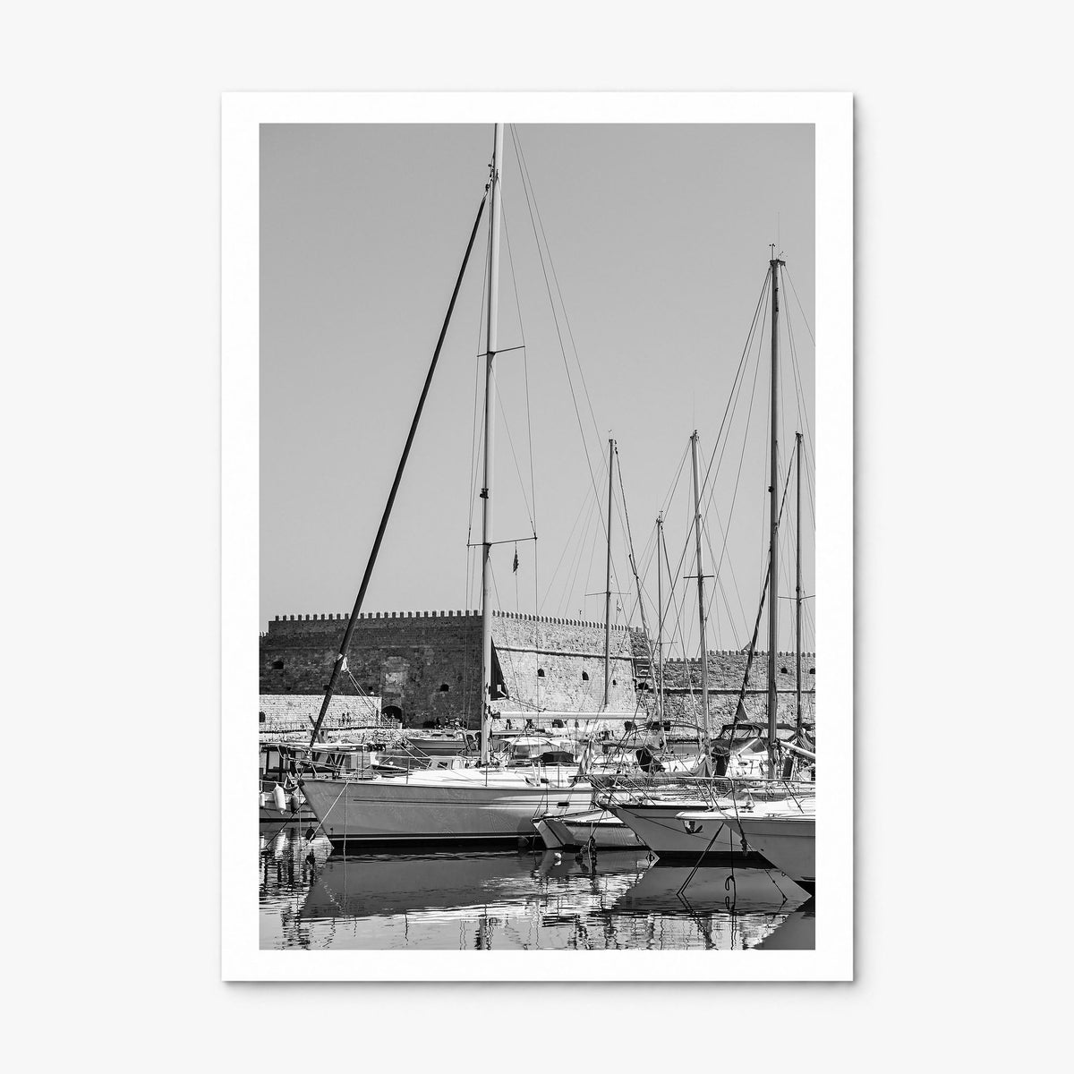Heraklion Photo Poster, print only (unframed), white border