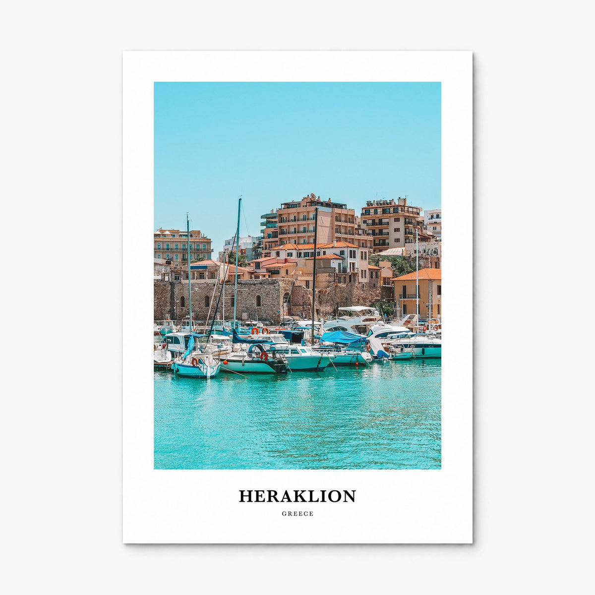Heraklion Classic Poster, print only (unframed)