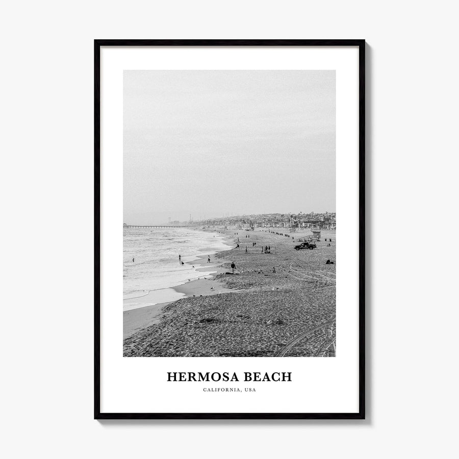 Hermosa Beach Classic No 1 Poster, framed poster mockup