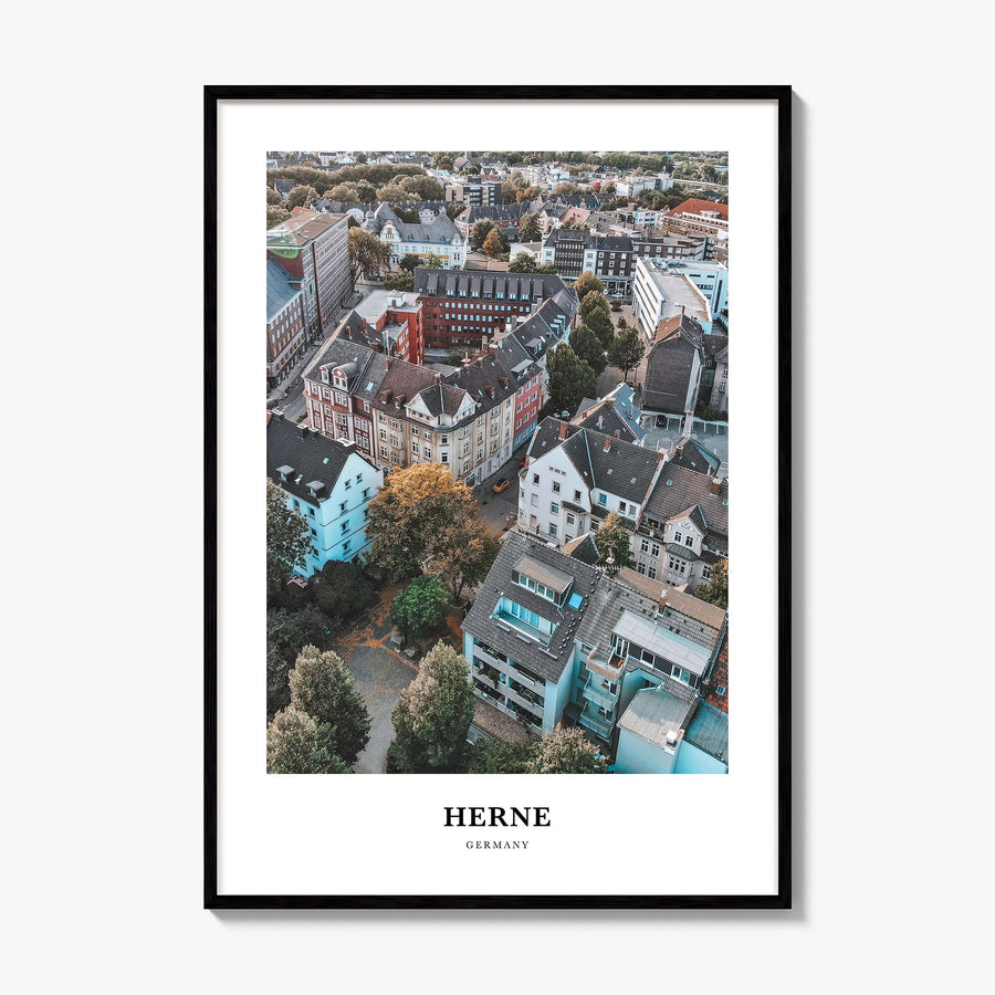 Herne Classic Poster, framed poster mockup