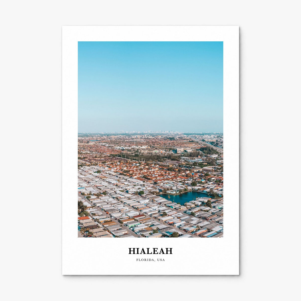 Hialeah Classic Poster, print only (unframed)