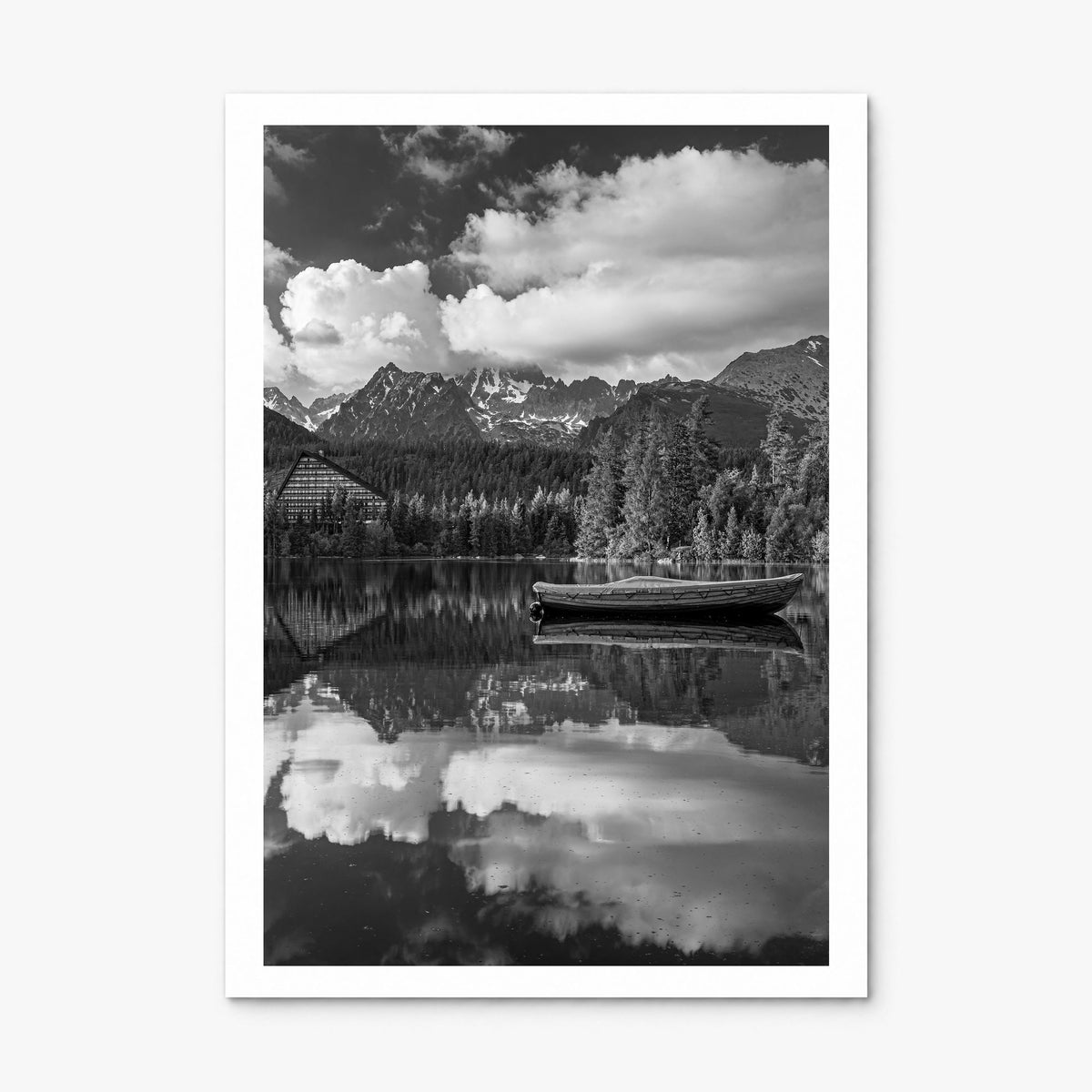 High Tatras Photo Poster, print only (unframed), white border