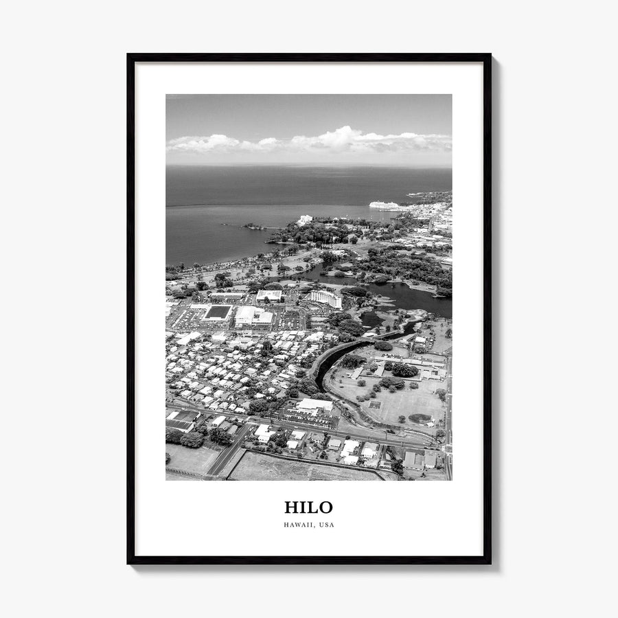 Hilo Classic Poster, framed poster mockup